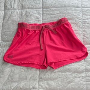 Under Armour Girl’s Vibrant Pink Athletic Shorts